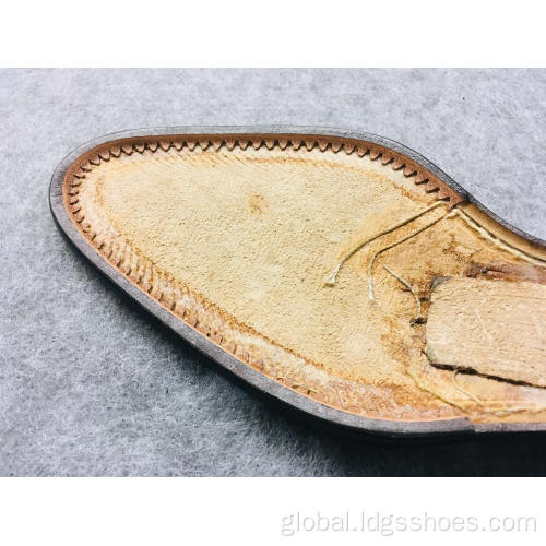 China Luxury Composite Leather Sole with welt and heel Manufactory